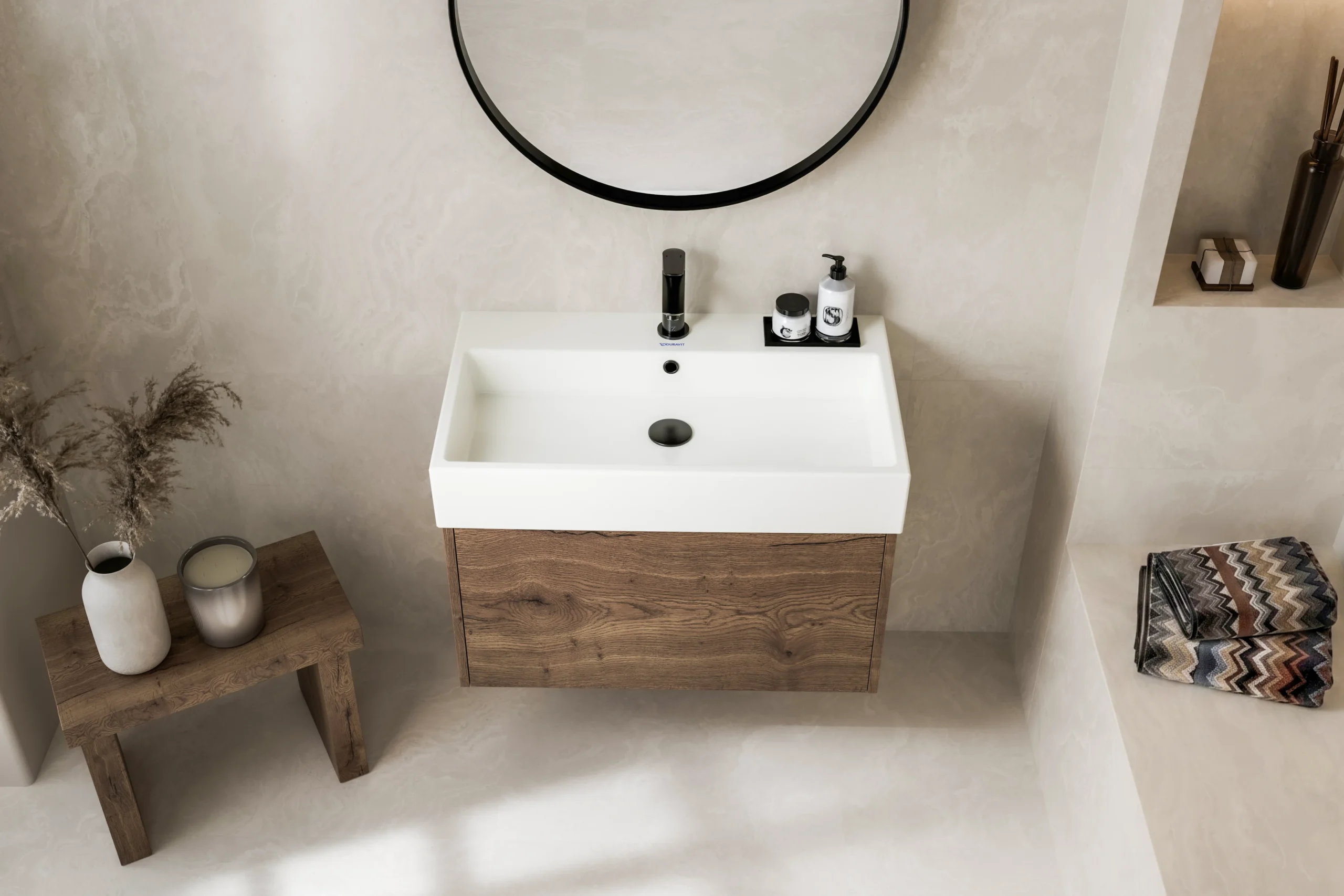 zaneti-d3-tobacco-oak-bathroom-furniture-towels-detail